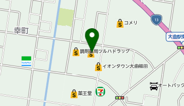 イオンタウン大曲福田の地図画像