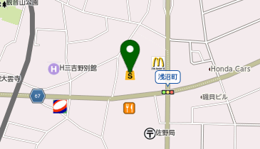 イオンタウン佐野の地図画像