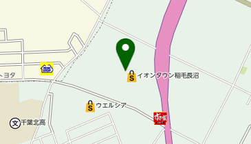 イオンタウン稲毛長沼の地図画像