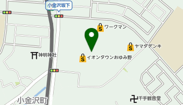 イオンタウンおゆみ野の地図画像