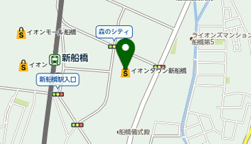 イオンタウン新船橋の地図画像