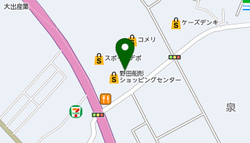 野田船形ショッピングセンターの地図画像