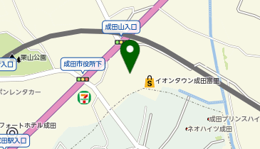 イオンタウン成田富里の地図画像