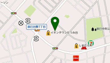 イオンタウンたつみ台の地図画像