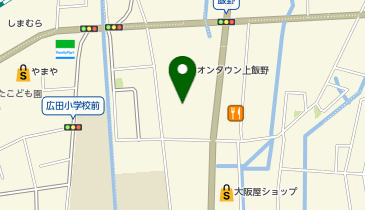 イオンタウン上飯野の地図画像