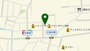 イオンタウン羽咋の地図画像