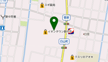 イオンタウン野々市の地図画像
