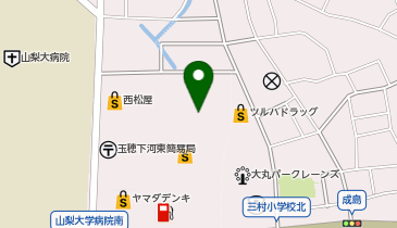 イオンタウン山梨中央の地図画像