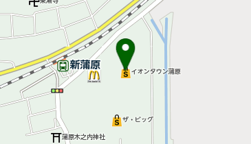 イオンタウン蒲原の地図画像