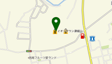 イオンタウン津城山の地図画像