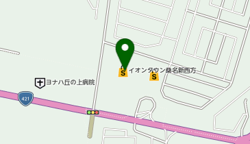 イオンタウン桑名新西方の地図画像