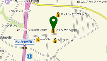イオンタウン彦根の地図画像