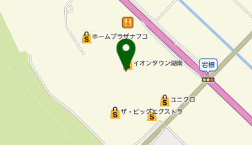 イオンタウン湖南の地図画像