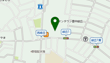イオンタウン豊中緑丘の地図画像