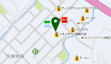 イオンタウン周南久米の地図画像