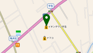 イオンタウン平生の地図画像