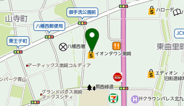 イオンタウン黒崎の地図画像
