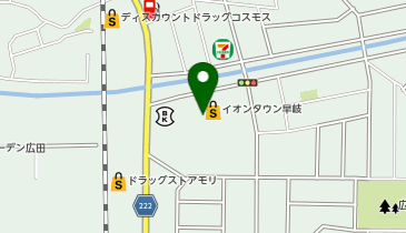 イオンタウン早岐の地図画像