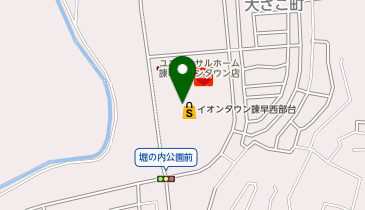 イオンタウン諫早西部台の地図画像