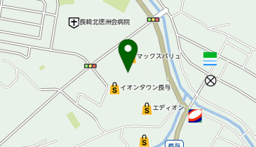 イオンタウン長与の地図画像