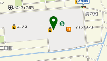 イオンモール新小松の地図画像