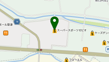 イオンモール草津の地図画像