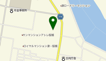 イオンスタイル津桜橋の地図画像