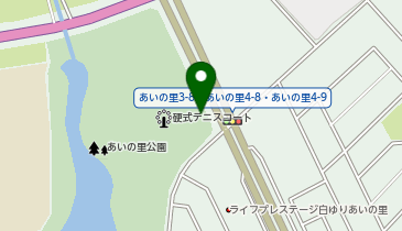 あいの里公園の地図画像