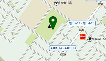 新川中央公園の地図画像