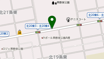 美香保公園の地図画像
