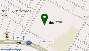 伏古公園の地図画像