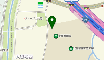 北星学園大学の地図画像