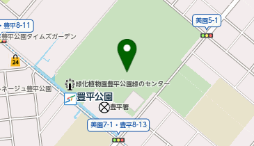 豊平公園の地図画像