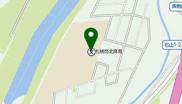 札幌啓北商業高校の地図画像