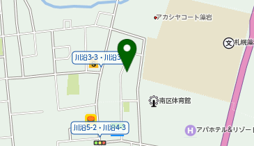 札幌藻岩高校の地図画像