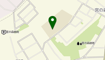 三角山小学校の地図画像