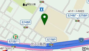 北陽中学校の地図画像