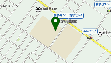 新琴似中学校の地図画像