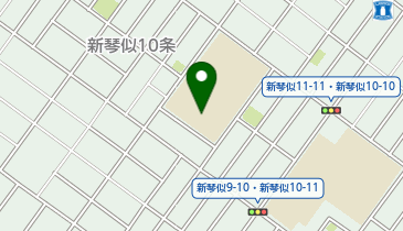 新琴似緑小学校の地図画像
