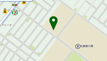 新川小学校の地図画像
