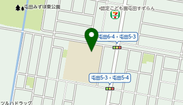 屯田南小学校の地図画像