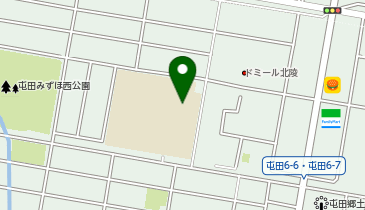 屯田中央中学校の地図画像