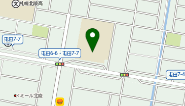 屯田小学校の地図画像