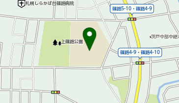 篠路小学校の地図画像