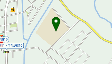 上篠路中学校の地図画像