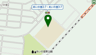 あいの里東中学校の地図画像