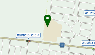 拓北小学校の地図画像