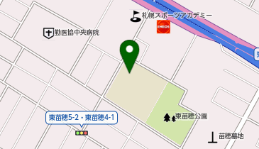 東苗穂小学校の地図画像