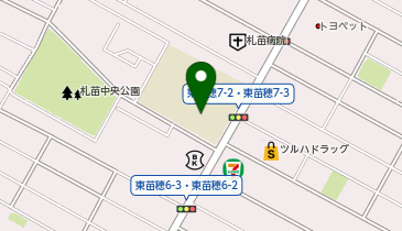 札苗小学校の地図画像