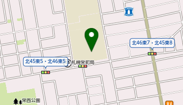 栄中学校の地図画像